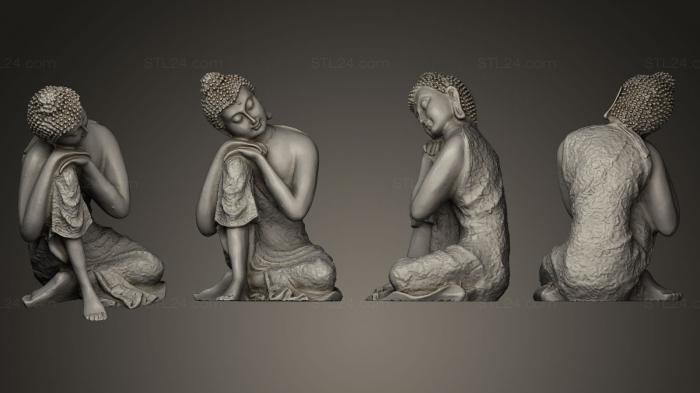 Скульптуры индийские (STKI_0074) 3D модель для ЧПУ станка